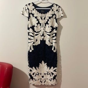 Beautiful Navy blue and embroidered dress for all occasions